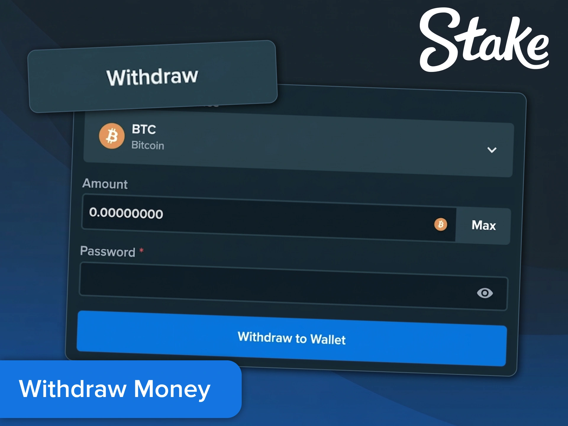 Check the steps to withdraw your winnings from Stake.