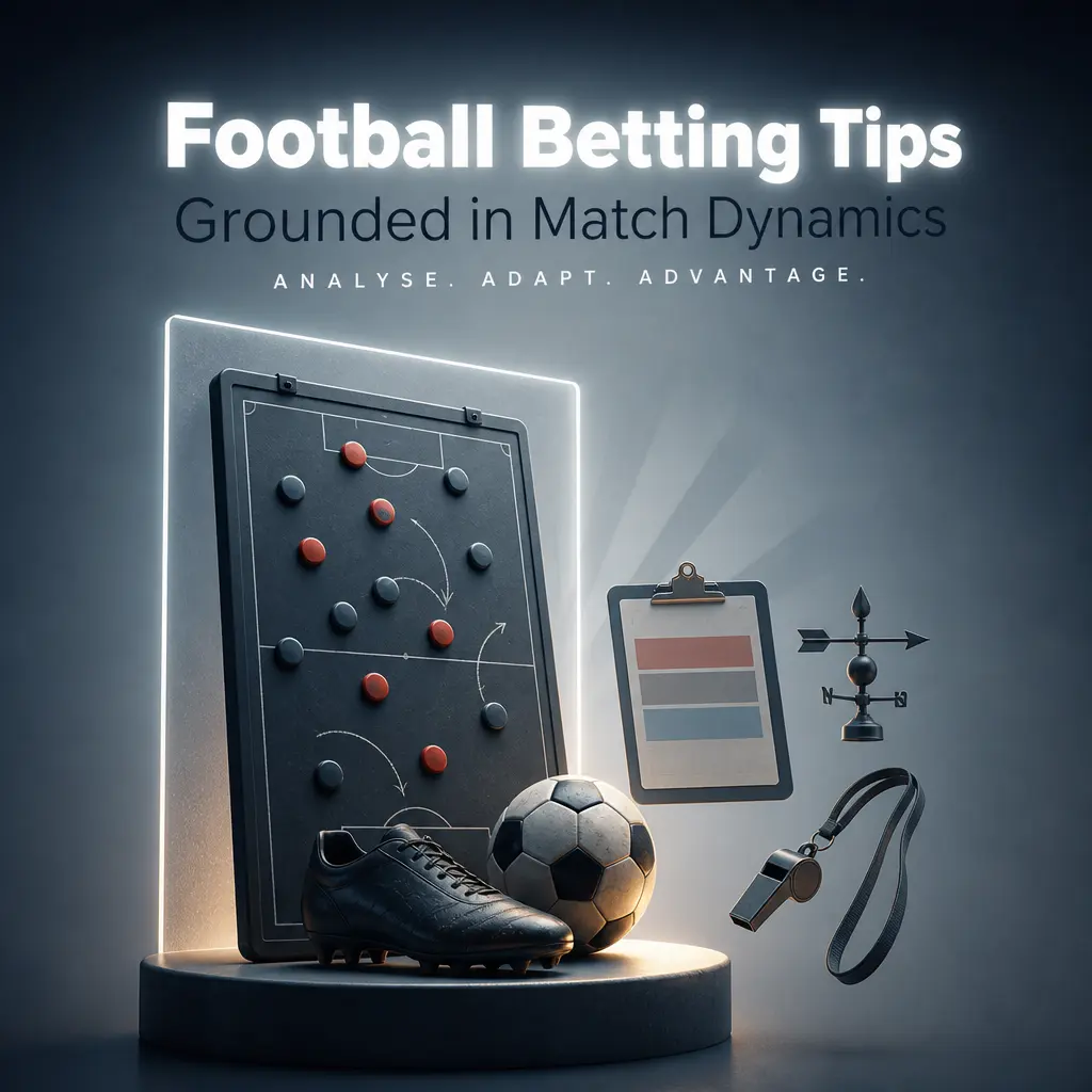 Football betting tips highlighting lineup news, fixture congestion, expected goals, and weather effects shaping match odds and totals lines.