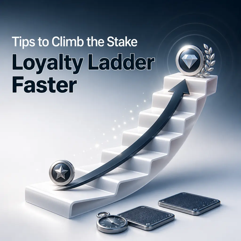 Tips to climb the Stake loyalty ladder faster through consistent play, verification, and smart betting strategies for quicker status gains.